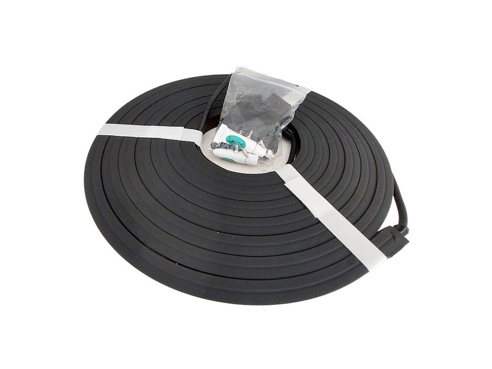 16X16MM, 4000K, IP67, 16W, SİYAH PCB NEON ESNEK ŞERİT LED 24V