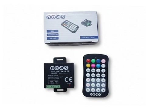 Noas 24 Amper RF Rgb Şerit Led Kumanda YL27-2400